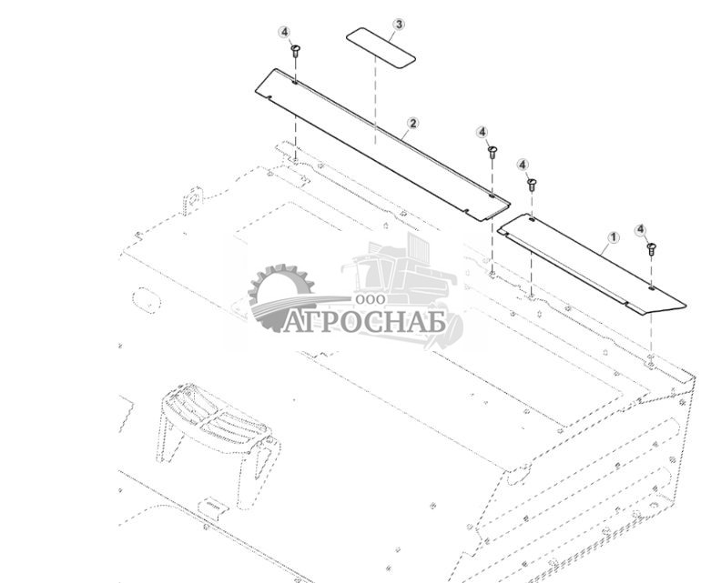 Панель крышки платформы двигателя, Final Tier 4 - ST823747 1138.jpg